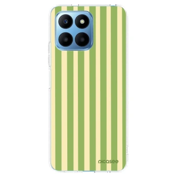 Picasee Honor 70 Lite Hülle - Transparentes Silikon - Lines Matcha