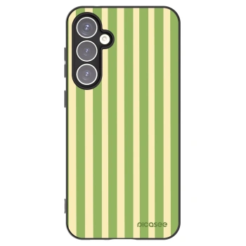 Picasee Samsung Galaxy S23 FE S711B Hülle - Schwarzes Silikon - Lines Matcha
