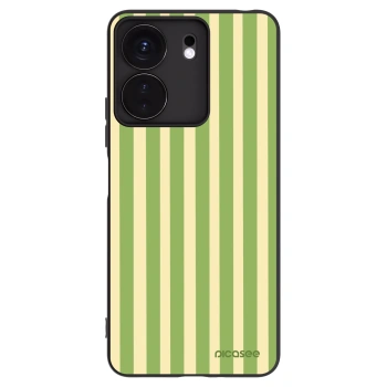 Picasee Xiaomi Redmi 13C 4G Hülle - Schwarzes Silikon - Lines Matcha