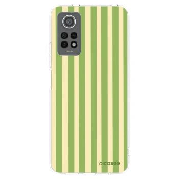 Picasee Xiaomi Redmi Note 12 Pro 4G Hülle - Transparentes Silikon - Lines Matcha