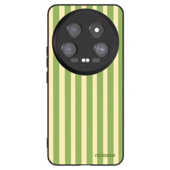 Picasee Xiaomi 14 Ultra Hülle - Schwarzes Silikon - Lines Matcha