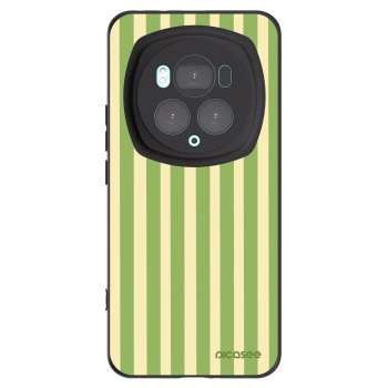 Picasee Honor Magic6 Pro Hülle - Schwarzes Silikon - Lines Matcha
