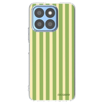 Picasee Honor X8b Hülle - Transparentes Silikon - Lines Matcha