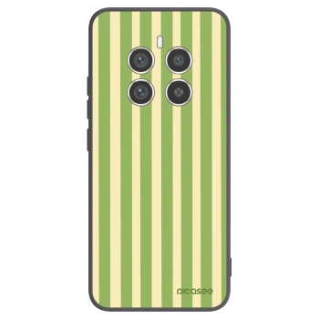 Picasee Realme 12 Pro 5G Hülle - Schwarzes Silikon - Lines Matcha