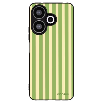 Picasee Xiaomi Redmi 13 4G Hülle - Schwarzes Silikon - Lines Matcha