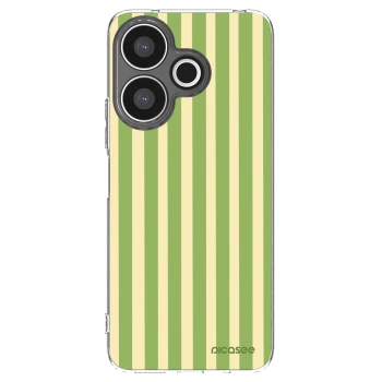 Picasee Xiaomi Redmi 13 4G Hülle - Transparentes Silikon - Lines Matcha
