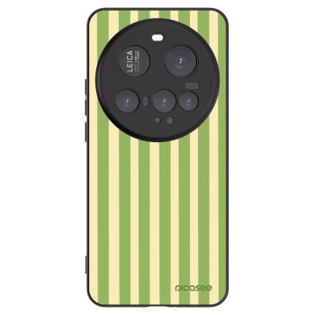 Picasee Xiaomi 15 Ultra Hülle - Schwarzes Silikon - Lines Matcha