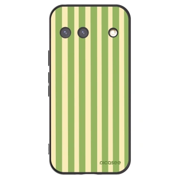 Picasee Google Pixel 9 Hülle - Schwarzes Silikon - Lines Matcha