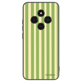 Picasee Xiaomi Poco C75 Hülle - Schwarzes Silikon - Lines Matcha