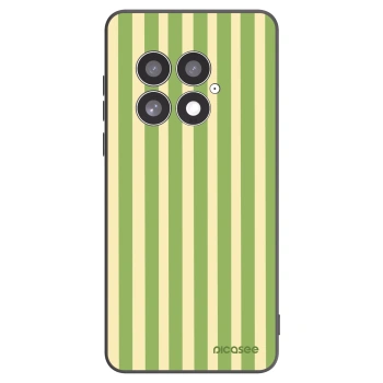 Picasee OnePlus 13 5G Hülle - Schwarzes Silikon - Lines Matcha