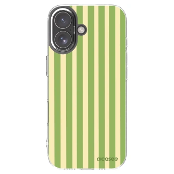 Picasee Apple iPhone 17 Hülle - Transparentes Silikon - Lines Matcha