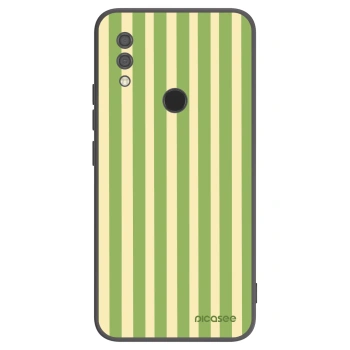 Picasee Xiaomi Redmi 7 Hülle - Schwarzes Silikon - Lines Matcha