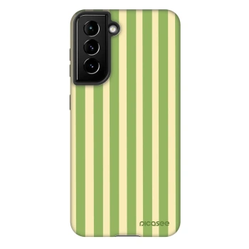 Picasee Fashion Case für Samsung Galaxy S22 5G - Lines Matcha