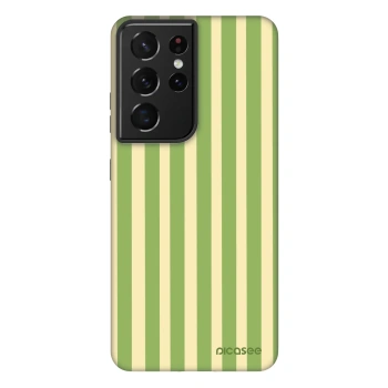 Hülle für Samsung Galaxy S21 Ultra 5G G998B - Lines Matcha