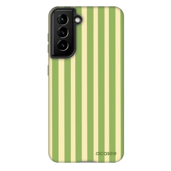Hülle für Samsung Galaxy S21 5G G991B - Lines Matcha