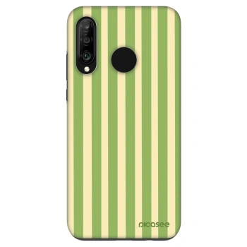 Hülle für Huawei P30 Lite - Lines Matcha