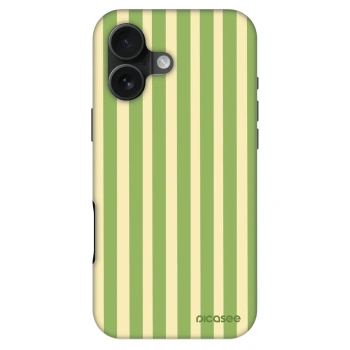 Hülle für Apple iPhone 16 - Lines Matcha