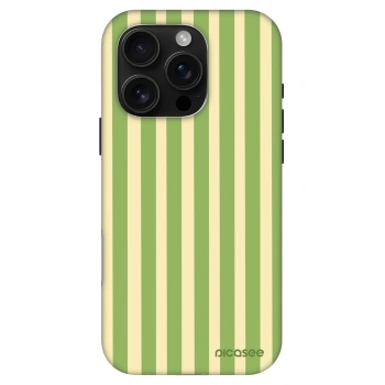 Hülle für Apple iPhone 16 Pro - Lines Matcha