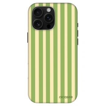 Hülle für Apple iPhone 16 Pro Max - Lines Matcha