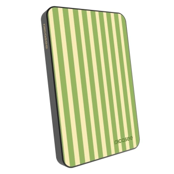 Powerbank mit MagSafe 5 000 mAh Grau - Lines Matcha