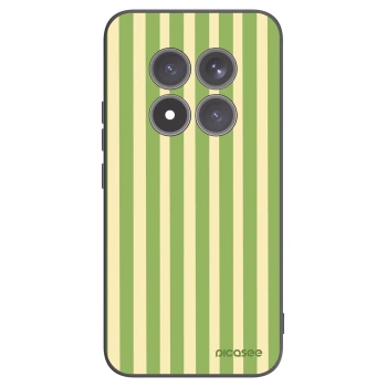 Picasee Xiaomi Redmi Note 15 Pro+ Hülle - Schwarzes Silikon - Lines Matcha