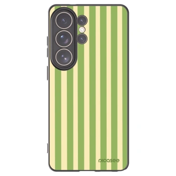 Picasee Samsung Galaxy S26 Ultra Hülle - Schwarzes Silikon - Lines Matcha