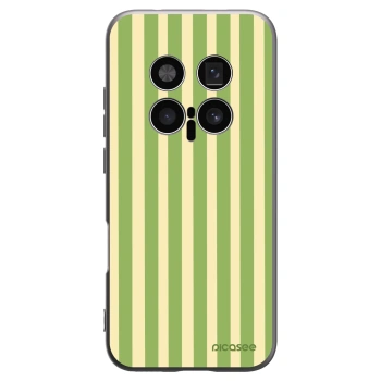 Picasee Honor Magic8 Pro 5G Hülle - Schwarzes Silikon - Lines Matcha