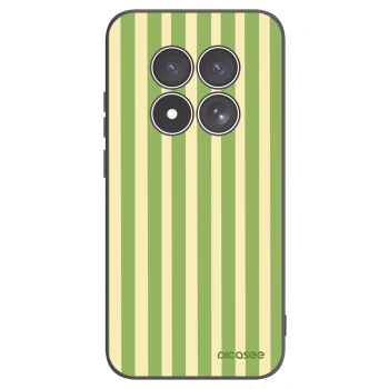 Picasee Xiaomi Redmi Note 15 Pro 5G Hülle - Schwarzes Silikon - Lines Matcha