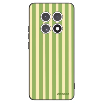 Picasee Xiaomi Redmi Note 15 5G Hülle - Schwarzes Silikon - Lines Matcha