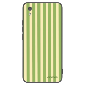 Picasee Xiaomi Redmi 7A Hülle - Schwarzes Silikon - Lines Matcha