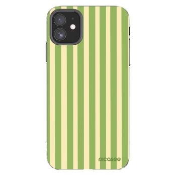 Picasee Apple iPhone 11 Hülle - Transparentes Silikon - Lines Matcha