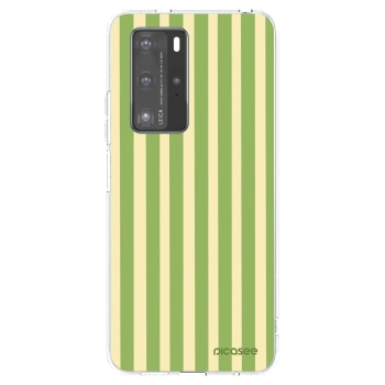 Hülle für Huawei P40 Pro - Lines Matcha