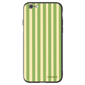 Hülle für Apple iPhone 6/6S - Lines Matcha