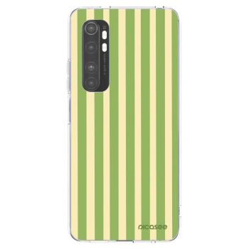 Picasee Xiaomi Mi Note 10 Lite Hülle - Transparentes Silikon - Lines Matcha