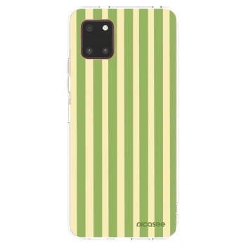 Picasee Samsung Galaxy Note 10 Lite N770F Hülle - Transparentes Silikon - Lines Matcha