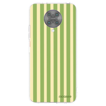 Picasee Xiaomi Poco F2 Pro Hülle - Transparentes Silikon - Lines Matcha