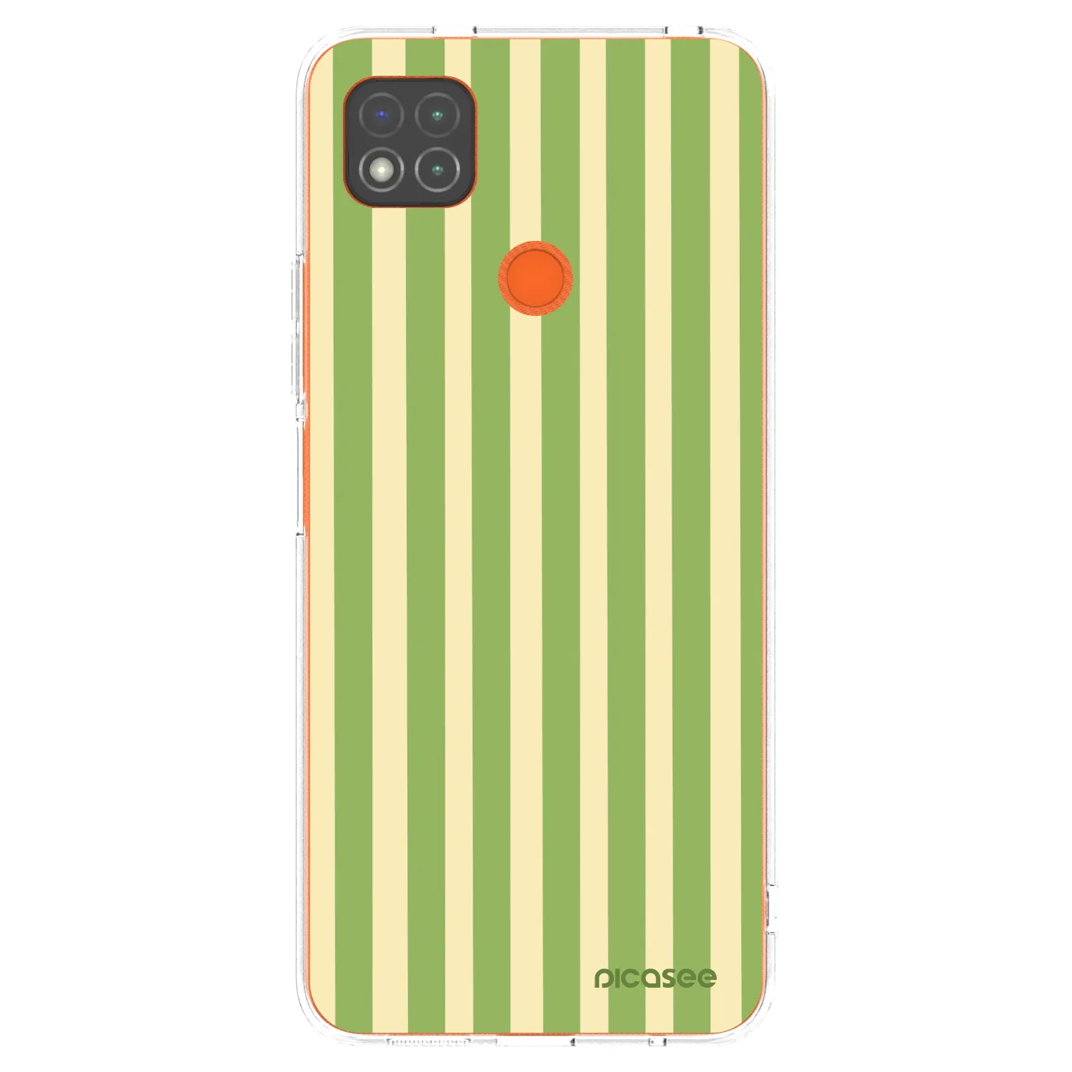 Picasee Xiaomi Redmi 9C Hülle - Transparentes Silikon - Lines Matcha
