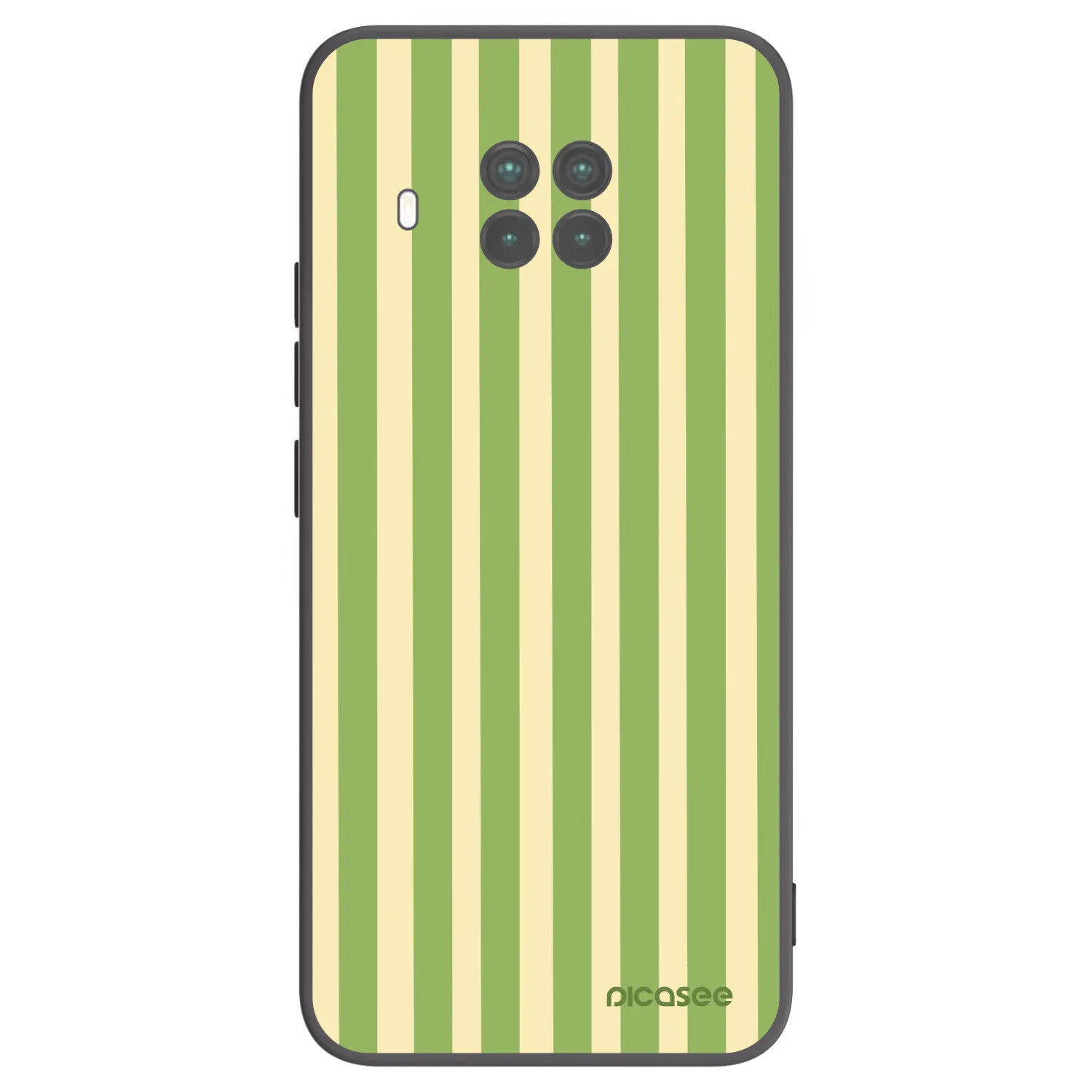Picasee Xiaomi Mi 10T Lite Hülle - Schwarzes Silikon - Lines Matcha