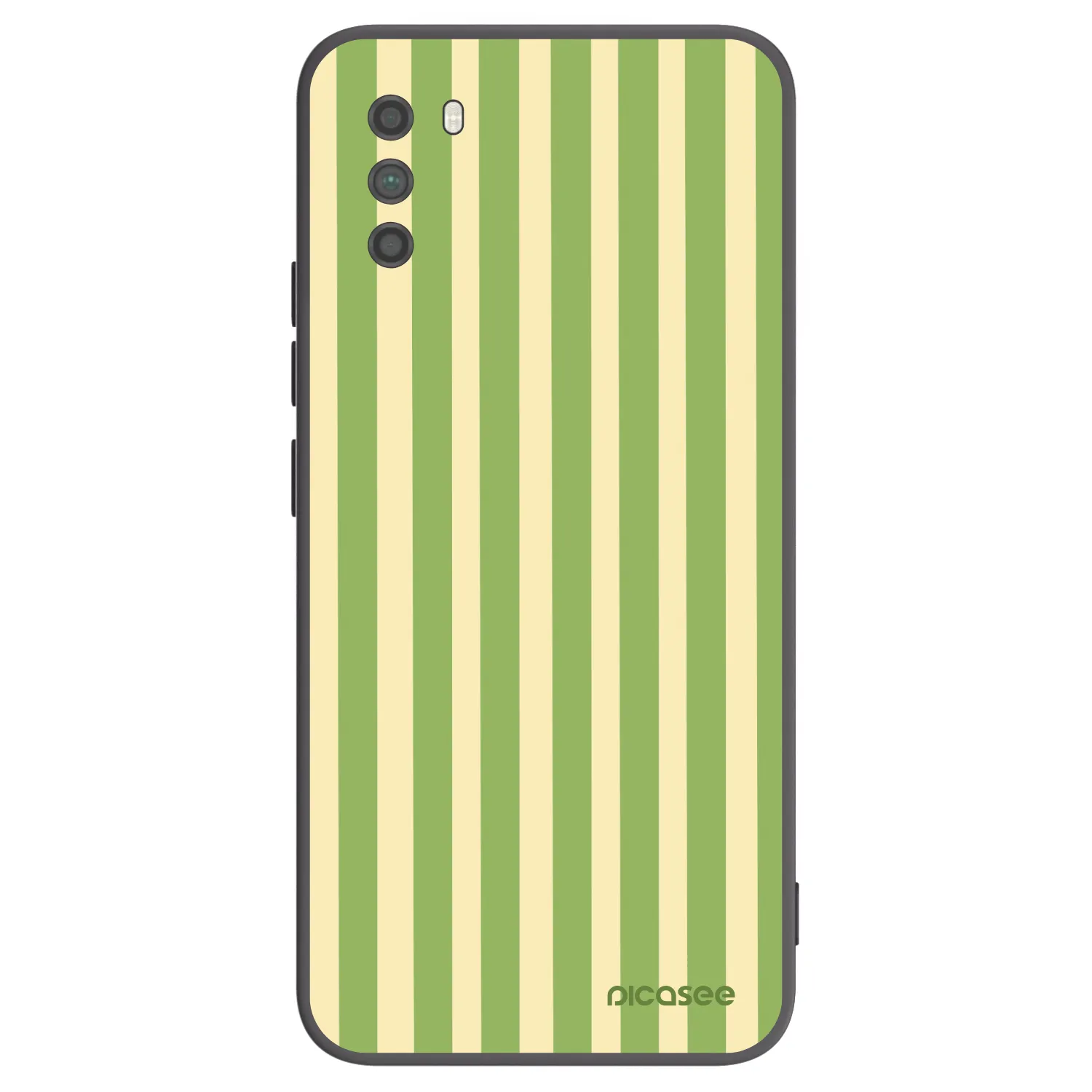Picasee Xiaomi Poco M3 Hülle - Schwarzes Silikon - Lines Matcha