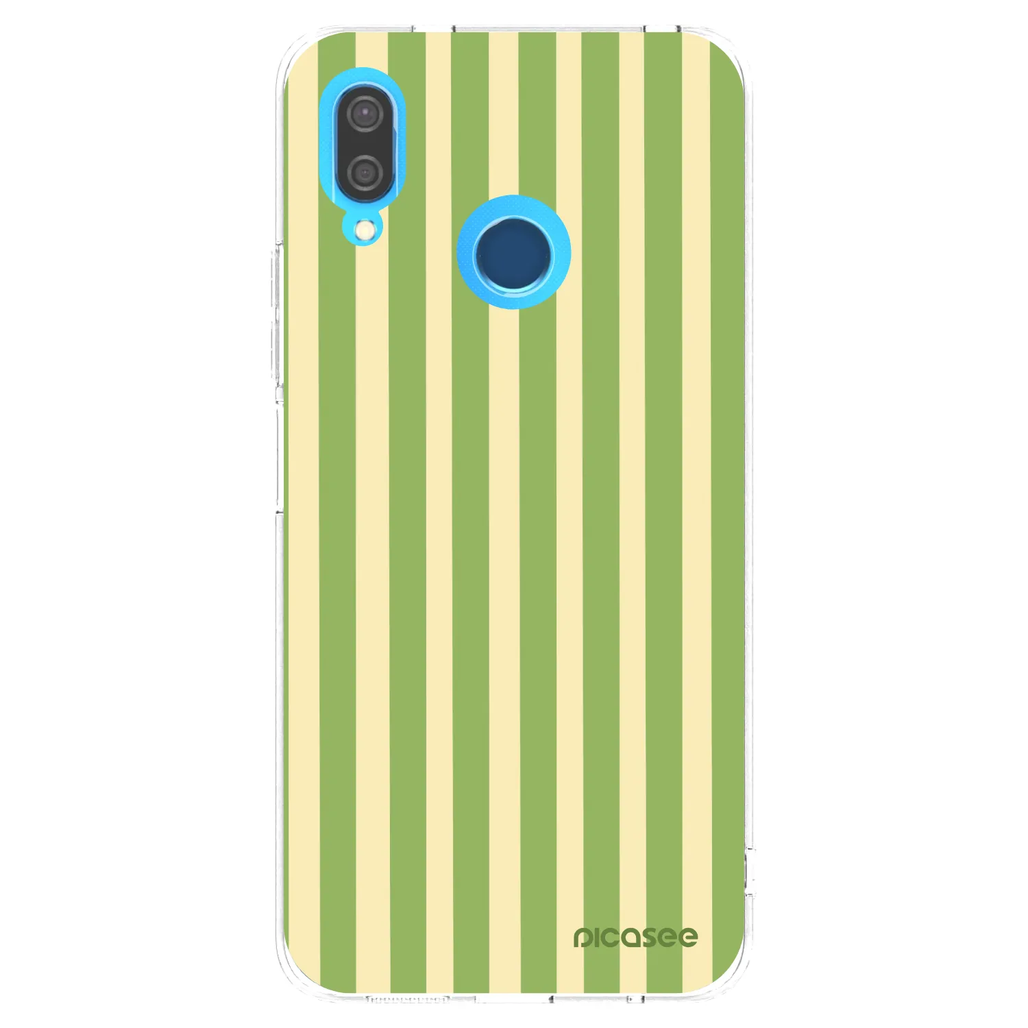 Picasee Huawei P20 Lite Hülle - Transparentes Silikon - Lines Matcha