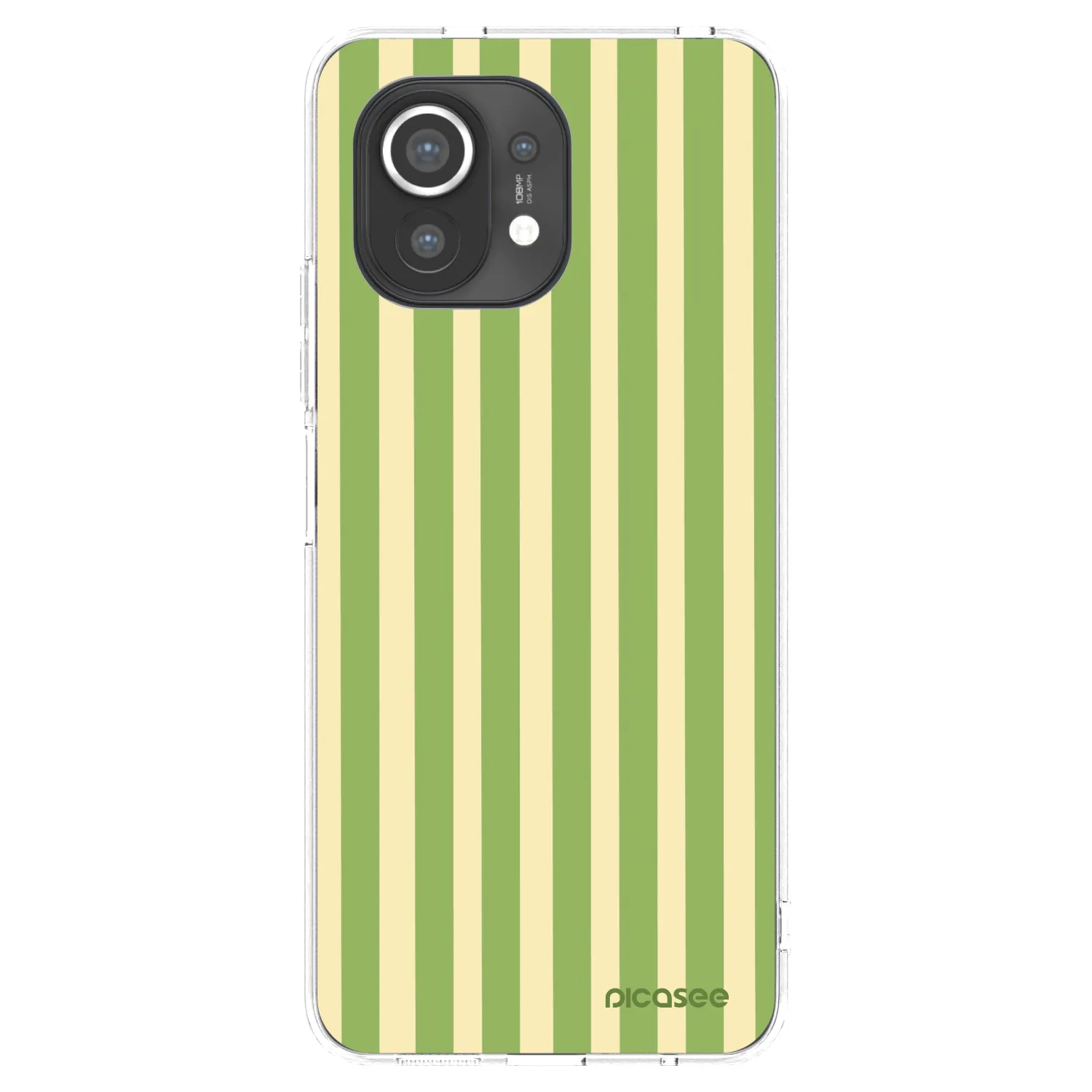 Picasee Xiaomi Mi 11 Hülle - Transparentes Silikon - Lines Matcha