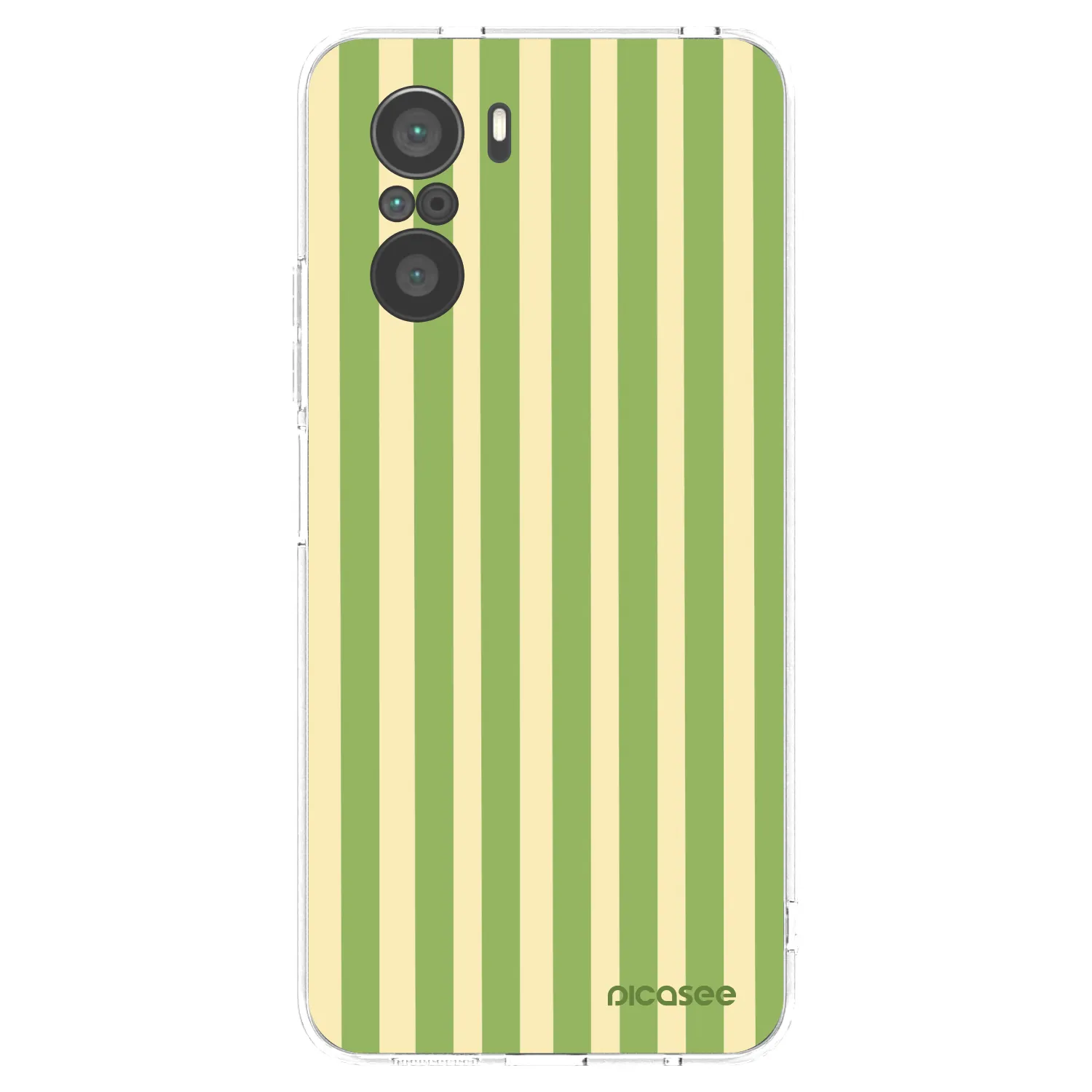 Picasee Xiaomi Poco F3 Hülle - Transparentes Silikon - Lines Matcha