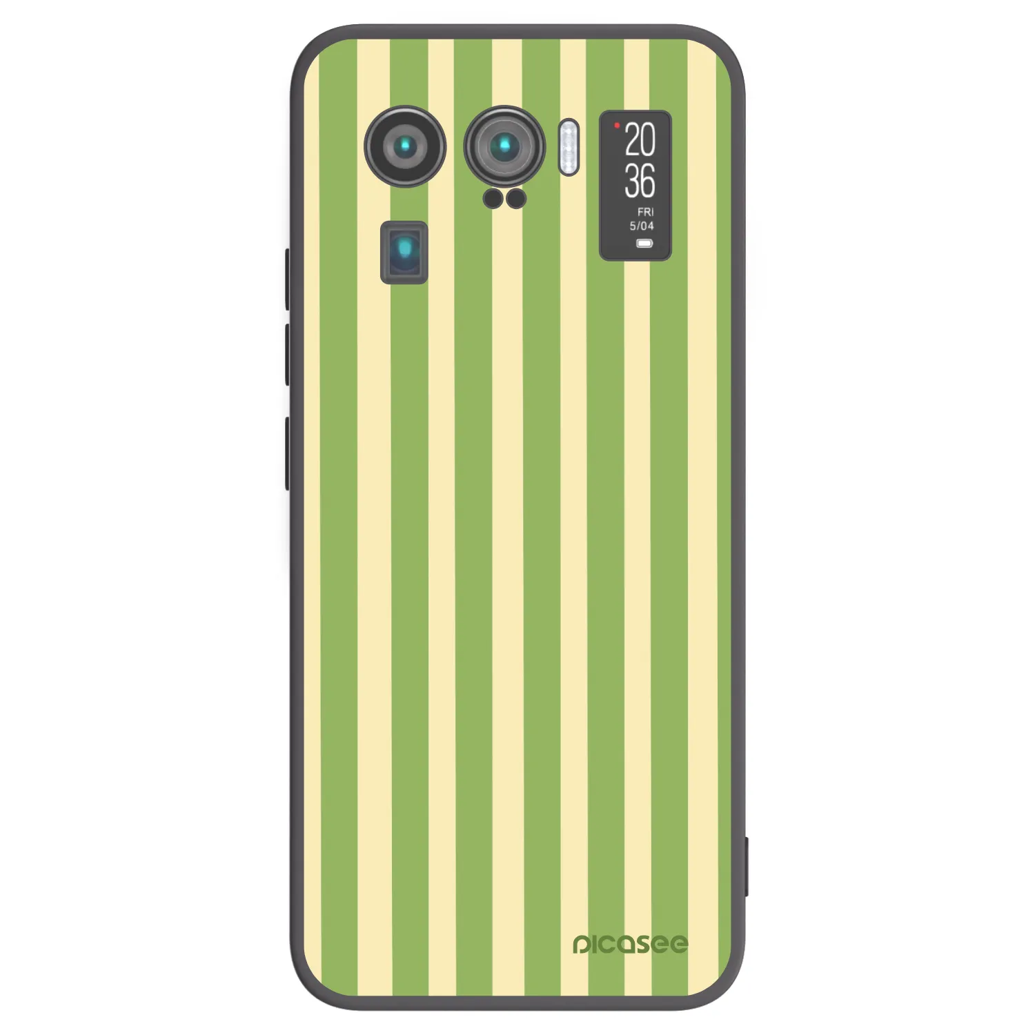 Picasee Xiaomi Mi 11 Ultra Hülle - Schwarzes Silikon - Lines Matcha
