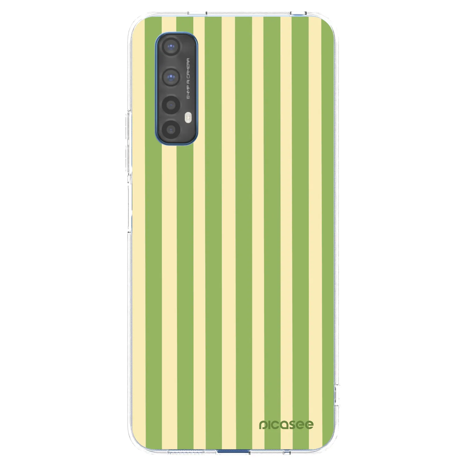 Picasee Realme 7 Hülle - Transparentes Silikon - Lines Matcha