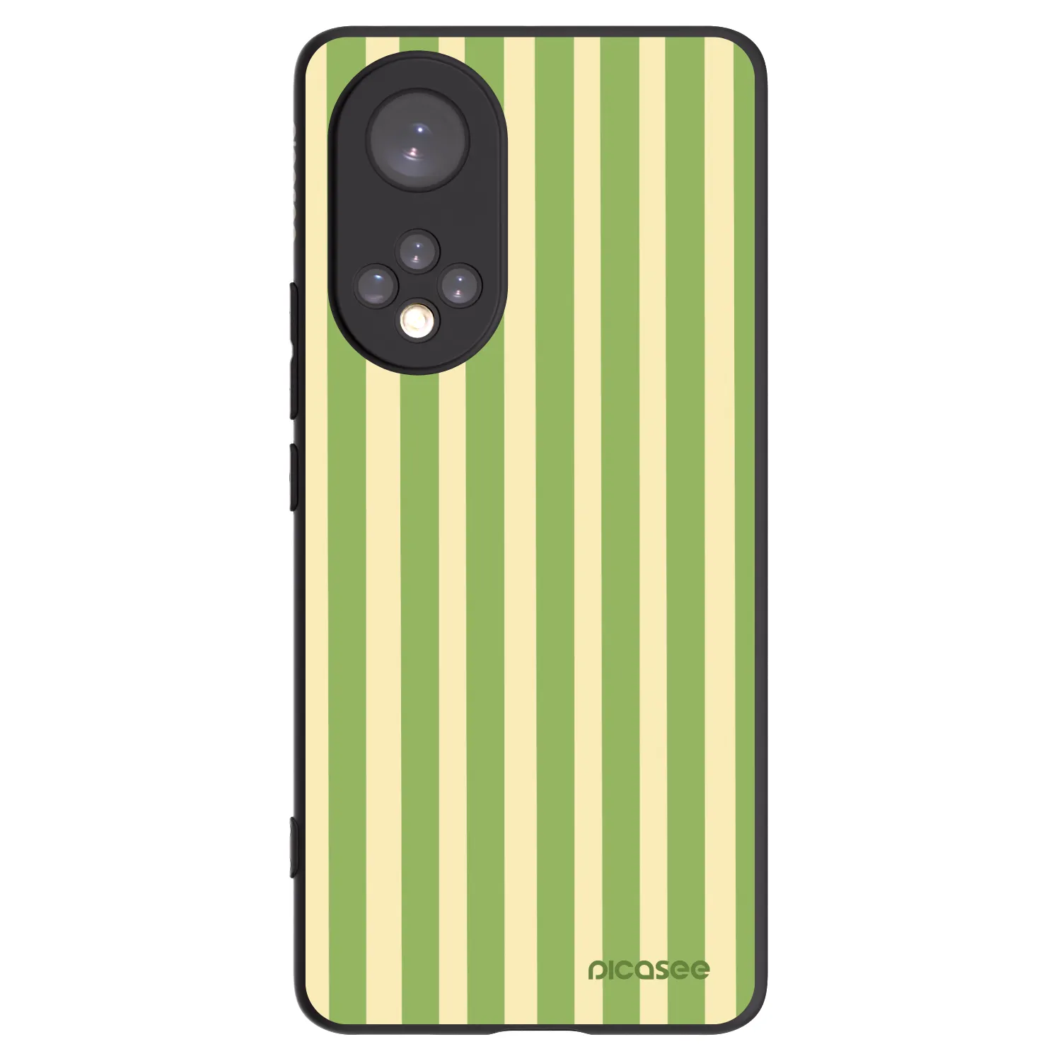 Picasee Huawei Nova 9 Hülle - Schwarzes Silikon - Lines Matcha