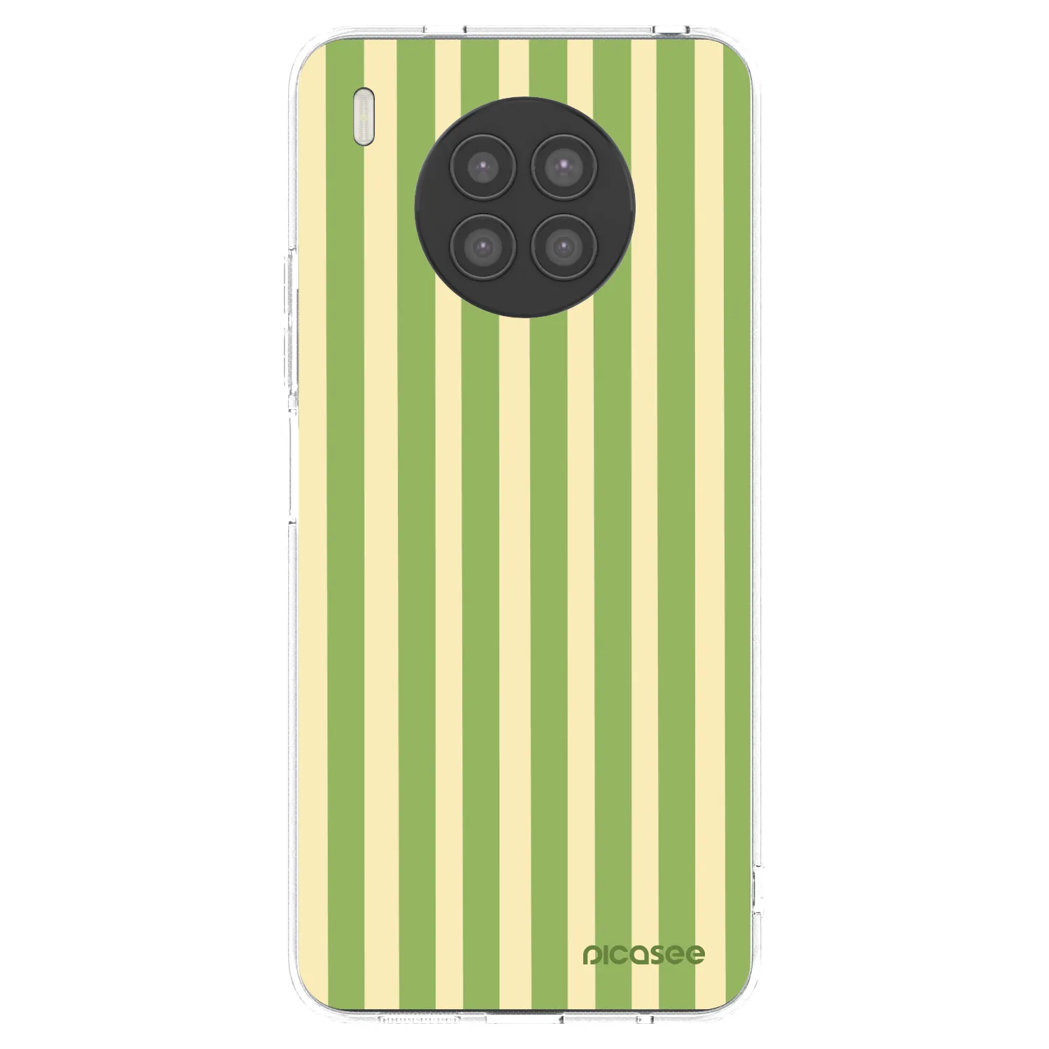 Picasee Huawei Nova 8i Hülle - Transparentes Silikon - Lines Matcha