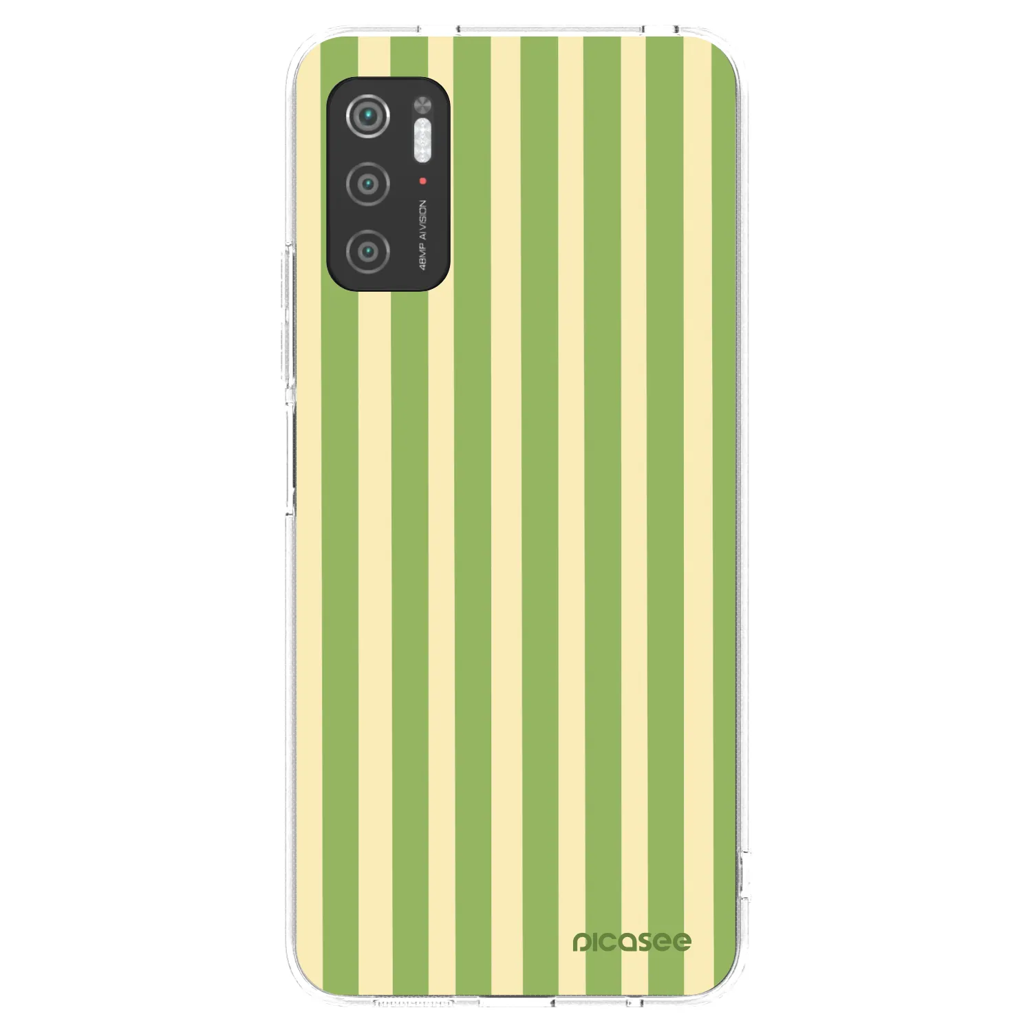 Picasee Xiaomi Poco M3 Pro 5G Hülle - Transparentes Silikon - Lines Matcha