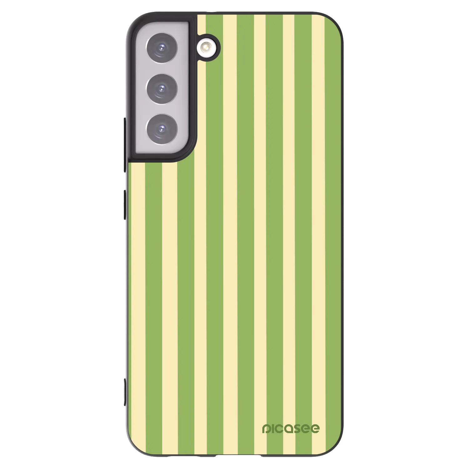 Picasee Samsung Galaxy S22+ 5G Hülle - Schwarzes Silikon - Lines Matcha