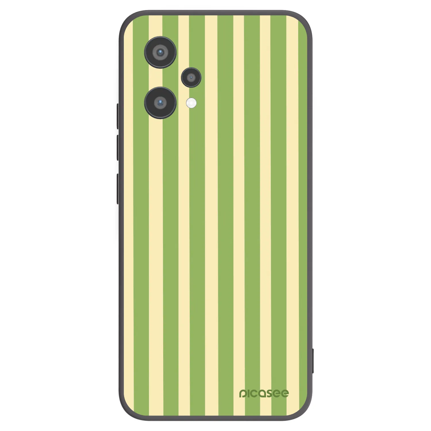 Picasee Realme 9 Pro 5G Hülle - Schwarzes Silikon - Lines Matcha