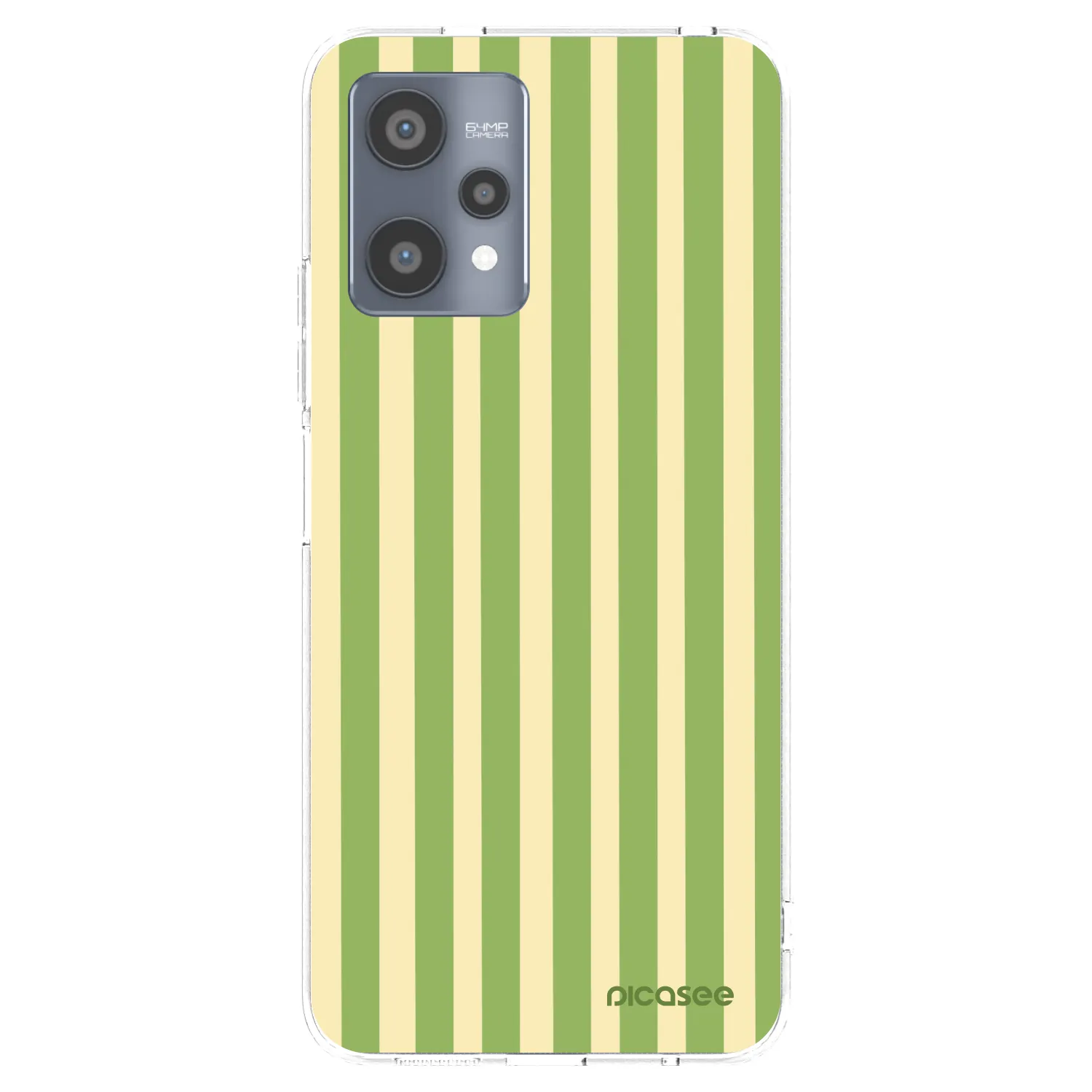 Picasee Realme 9 Pro 5G Hülle - Transparentes Silikon - Lines Matcha